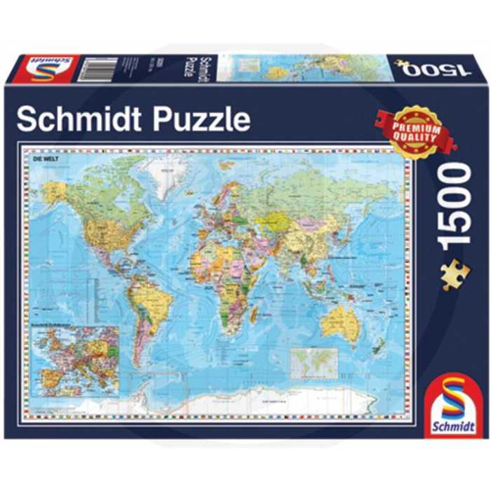 [60058289] Puzzle 1500 pièces Le monde