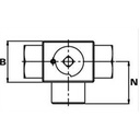 Robinet a 3 voies 3/8BSP