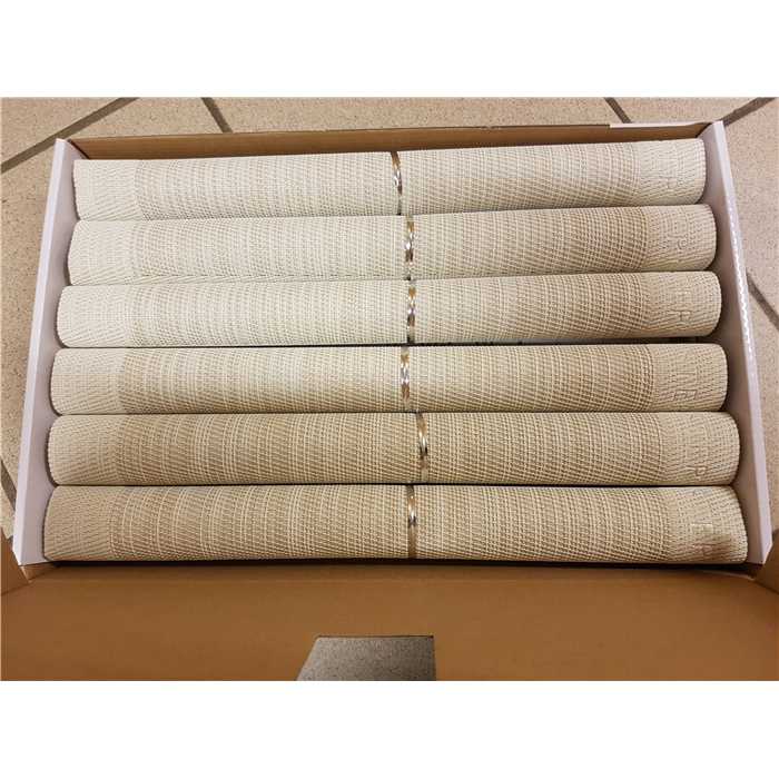 Sets de table 6 pièces ivoire  33x48 cm