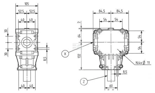boitier de transmission DelMorino FLASH PFL125 85, 96, 105, 125