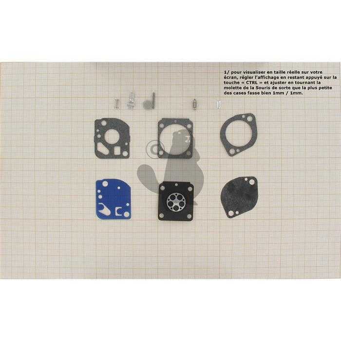 Kit de réparation carburateur pour C1Q. Remplace origine: RB-114. rb114 stihl fs90