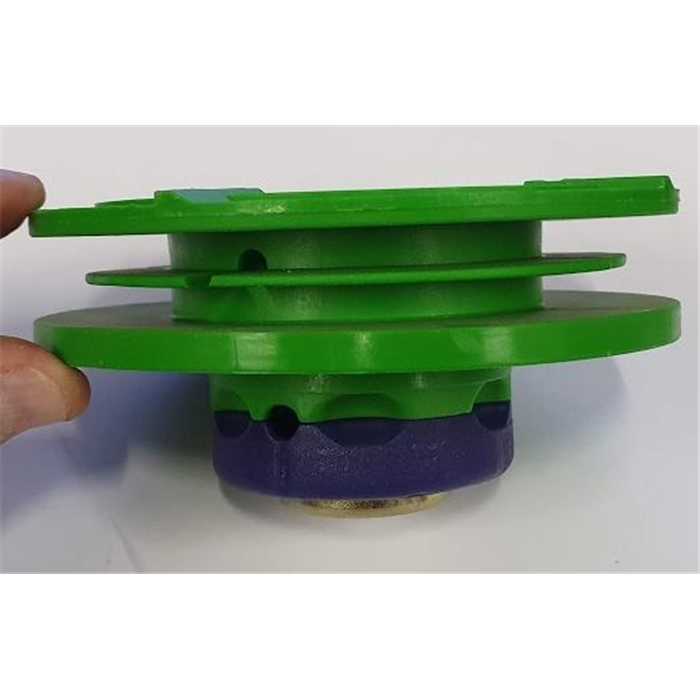 Poulie de bobinage fil nylon avec pommeau acier pour tête active rapido 150