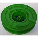 Poulie de bobinage fil nylon avec pommeau acier pour tête active rapido 150