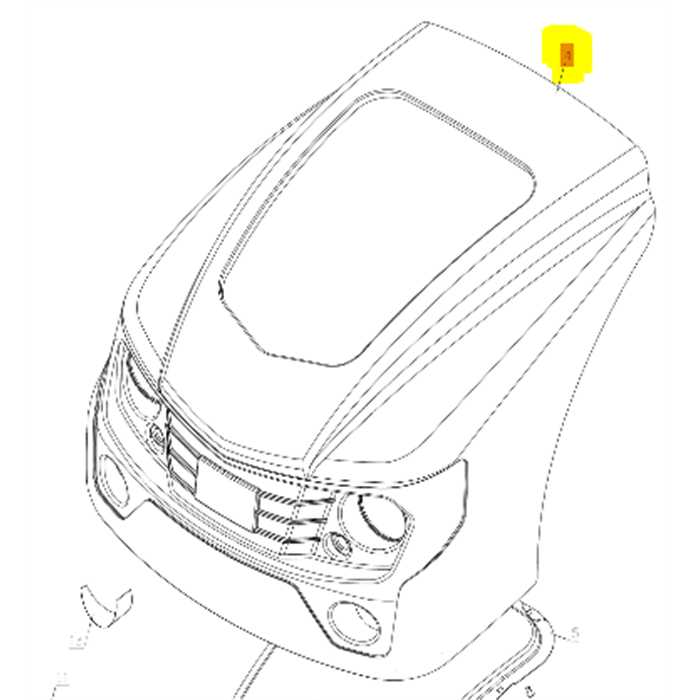 [ET52103] Capot moteur complet ETESIA HYDRO 100 nouveau modèle, ET-52103