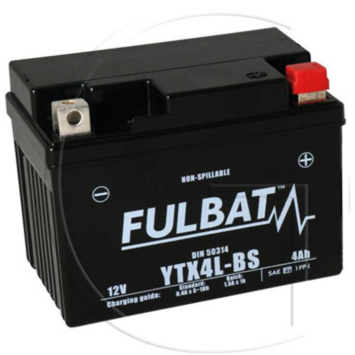 Batterie sans entretien FULBAT / Mod. : YTX4L-BS, 0114-05020