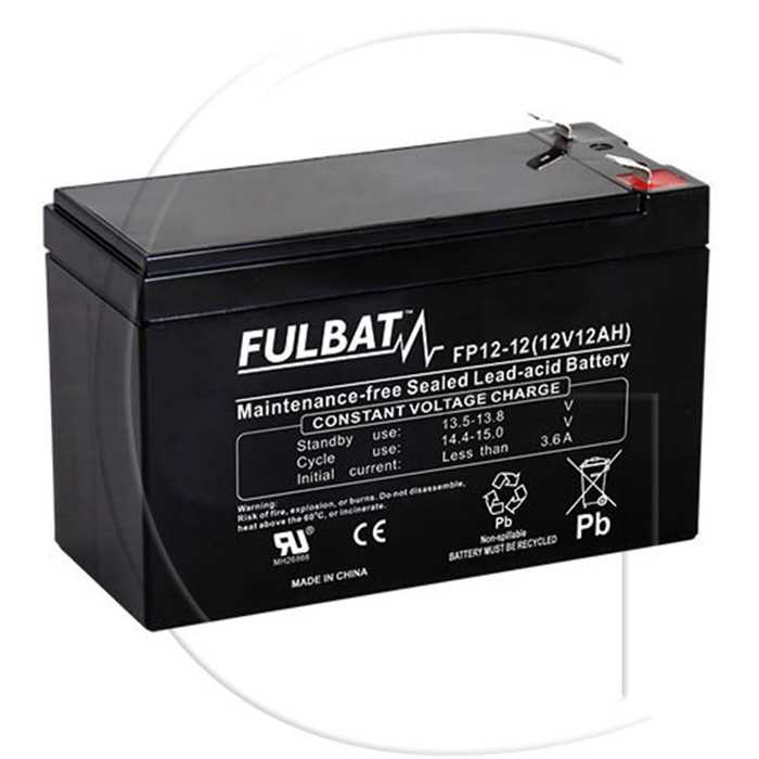 [0114-01212] Batterie sans entretien FULBAT / Mod. : FP12-12, 0114-01212