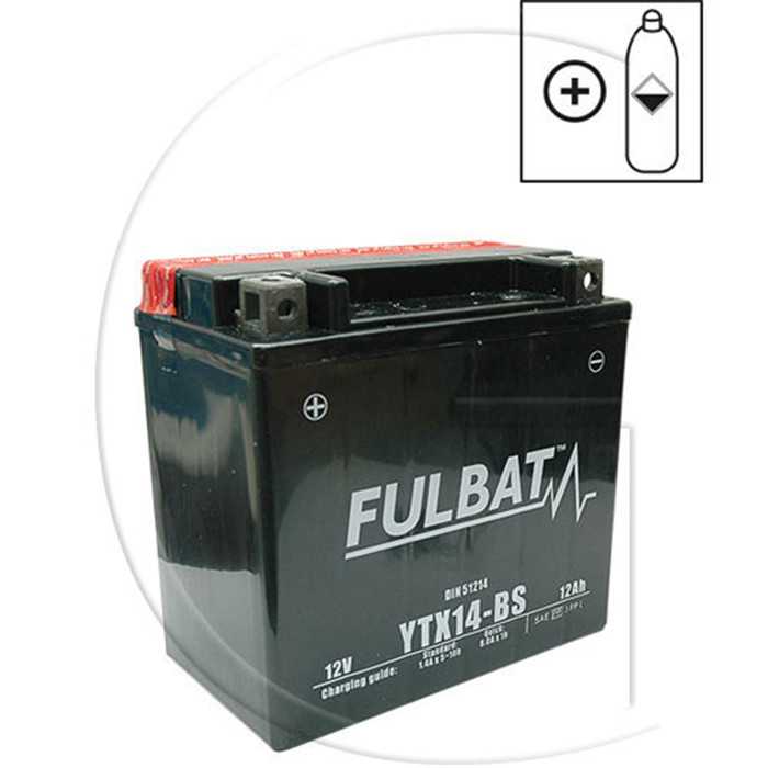 Batterie FULBAT / Mod. : YTX14-BS, 0114-01403