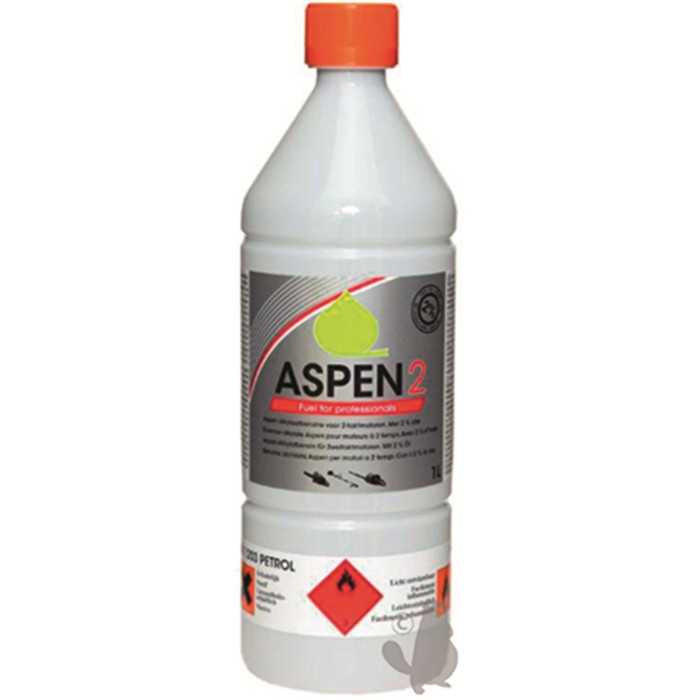Carburant ASPEN 2 FRT Full Range Technology - 1 Litre pour moteurs 2 temps prêt à  lemploi avec 2%, 8202450, 820-2450