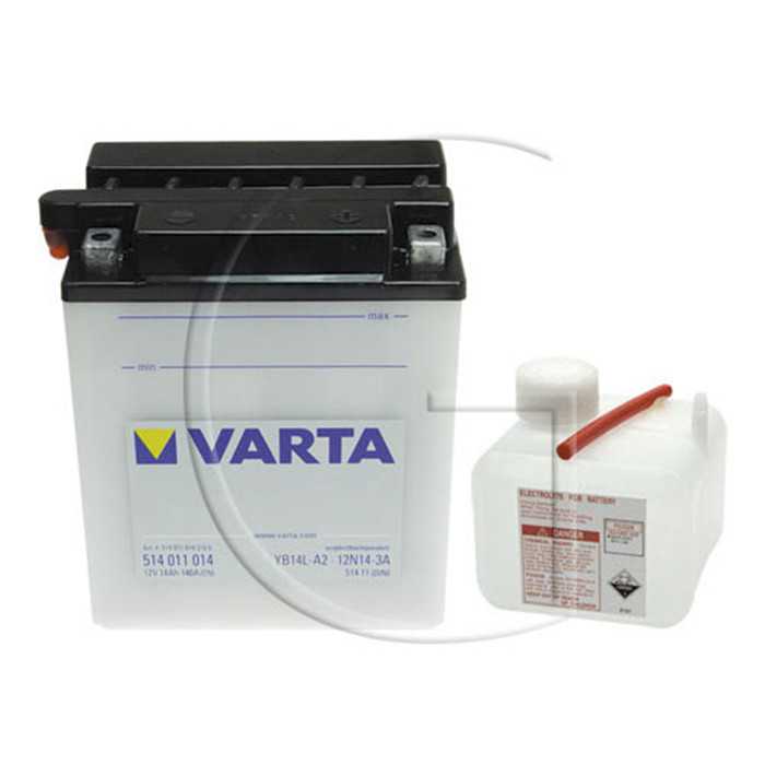 Batterie VARTA / Mod. : YB14L-A2 / Orig. : 514 011 014, 1714-51411