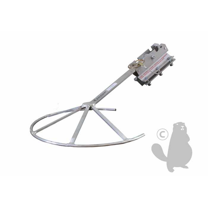 Carter de protection diam 255 mm pour tête fil nylon sur débroussailleuse à dos., ERGOSCHNITT, 9100778