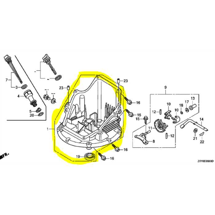 [11300-ZM0-405] Carter inférieur GCV135, 11300-ZM0-405