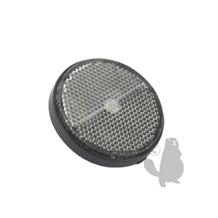 [280-1864] Catadioptre WHITE adaptable - diam : 60mm livrée avec vis, 2801864, 280-1864