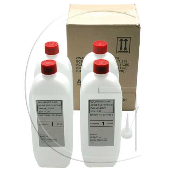 [1714-83969] Bouteilles d’un litre acide de batterie , 1714-83969