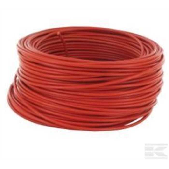 Câble electrique 1x1,5 mm rouge vendu le metre