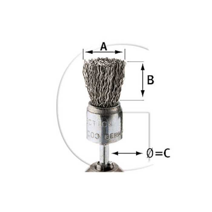 [43202001] Brosse pinceau sur tige PFERD, 43202001