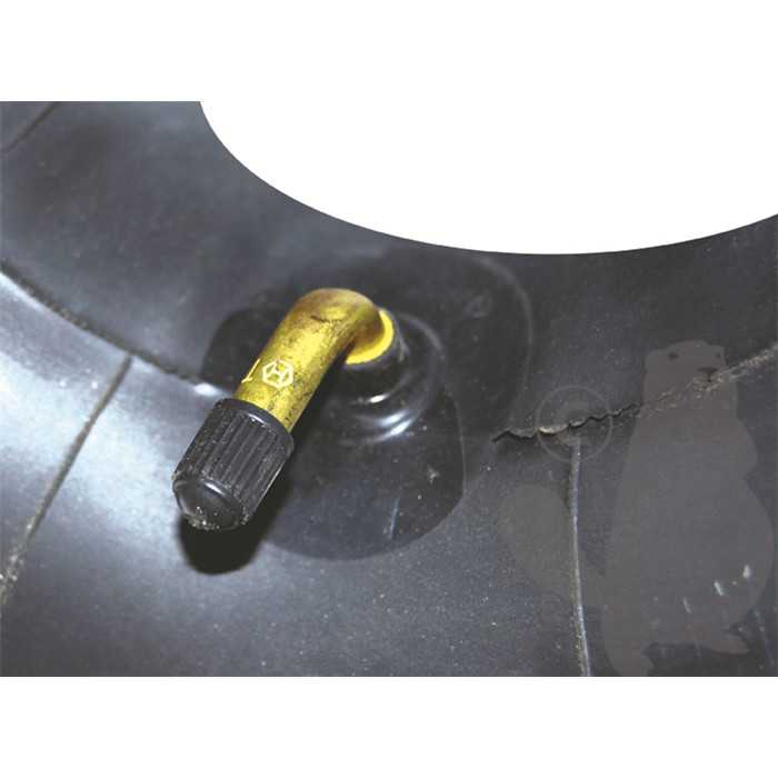 [740-8317] Chambre à  air SHAK valve coudée - Dimensions: 400-12, 7408317, 740-8317