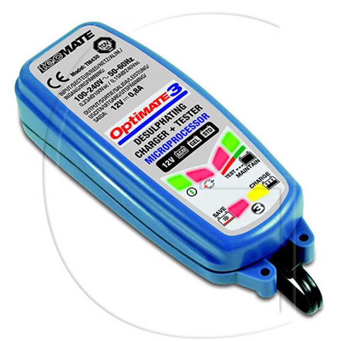 Chargeur de batterie OPTIMATE / Mod. : OPTIMATE 3, 3957-00430