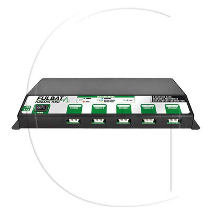 Chargeur de batterie FULBAT / Mod. : FULBANK 1500, 4357-00904