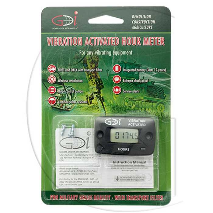 [N151 0101 0174] Compteur d’heures GLOBAL DIGITAL INSTRUMENTS LLC / Orig. : N151 0101 0174, 0157-10174