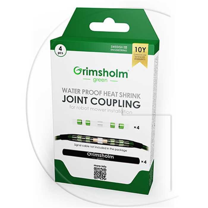 [0114-GR161] Couplage de joint thermorétractable - 4pcs/pack GRIMSHOLM, 0114-GR161