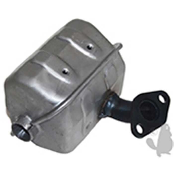 Echappement sans grille de protection adaptable pour GX140 et GX160 . Remplace origine: 183A1-ZE1, 5509627, 550-9627