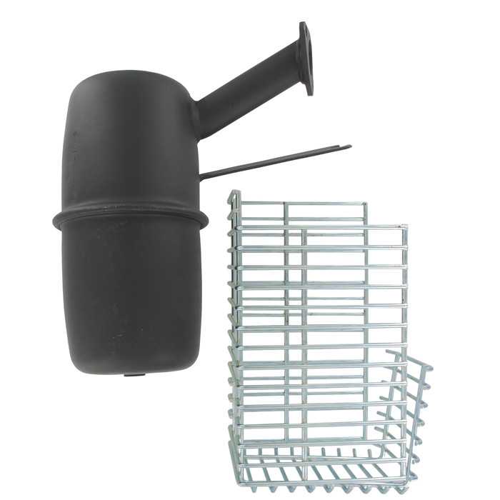 Echappement adaptable ACME pour AL290 et AL330 avec grille de protection. Remplace origine: 526-217, 5501621, 550-1621