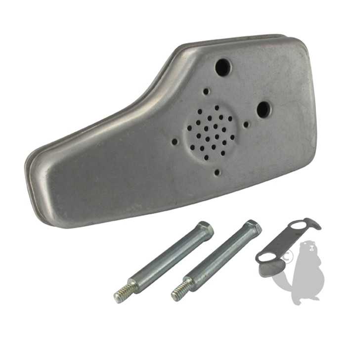 Echappement adaptable pour BRIGGS et STRATTON Quantum 4 5 et 5 ch. Remplace origine: 496106 49054, 5505591, 550-5591, 490547.