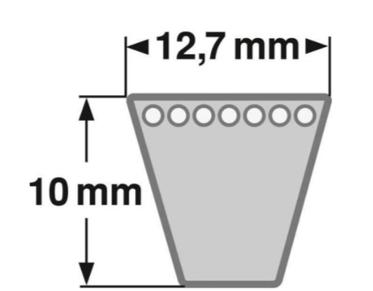 Courroie MITSUBOSHI SPA1232LW, SPA1232