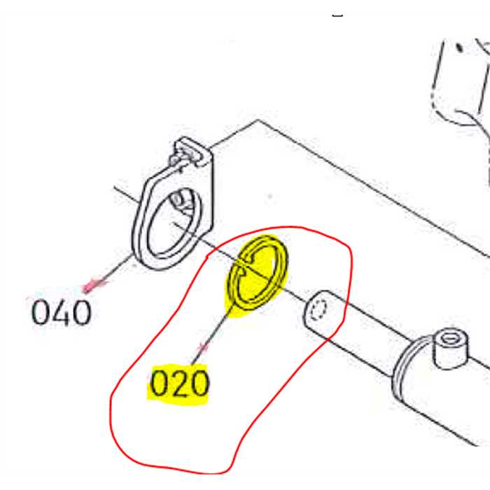 [04612-00500] Circlip vérin de direction KUBOTA G23, 0461200500, 04612-0050-0