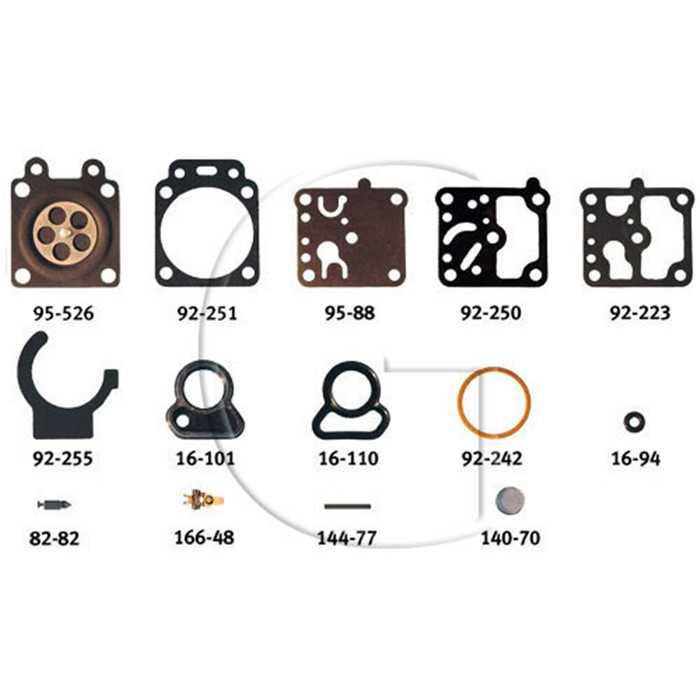 Membranes d’origine - RB KIT WALBRO, K10-WZ, K10WZGP, 8716106175062