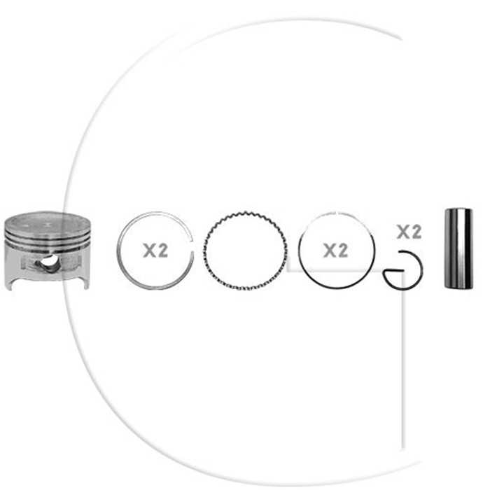 [13101ZF0000] Piston complet HONDA / Mod. : GX120 / Orig. : 13101ZF0000, 3043-05050