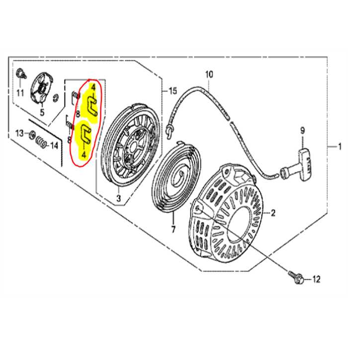 [28422-Z1T-701] Cliquet de lanceur HONDA GX**-f506-UM536, 28422Z1T701, 28422-Z1T-701