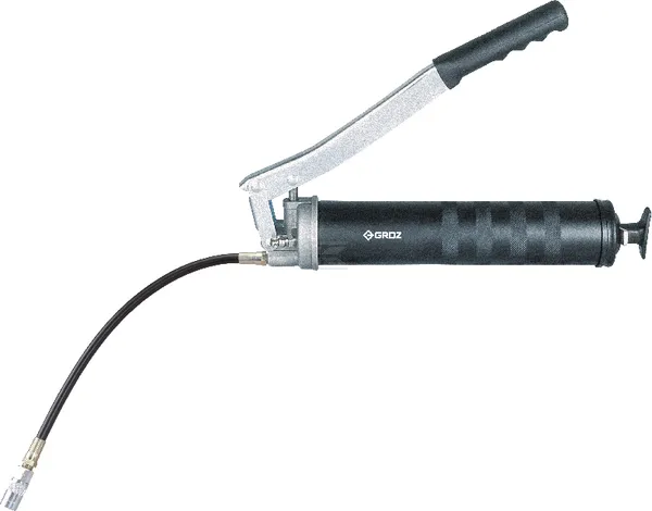 [42721GROZ] Pompe à graisse à levier HD + flexible Groz, 42721GROZ