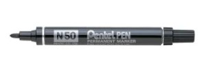 Marqueur N50 noir Pentel, 000219