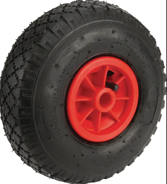 [WH26085KU] Roue de chariot type diable 260mm palier lisse, WH26085KU