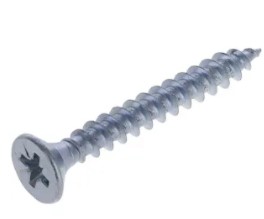 Vis à bois Ø 6x150 mm PZ3 à tête fraisée acier, SPS6150P100