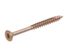 Vis pour panneau d'aggloméré Ø 5x70 mm TX25 à tête fraisée acier, SPT570P200