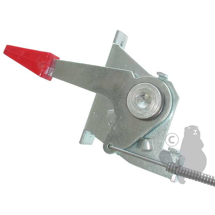 [12061] Commande daccélération adaptable pour tondeuse SNAPPER à  moteur TECUMSEH. Remplace origine: 12061 , 6306764, 630-6764