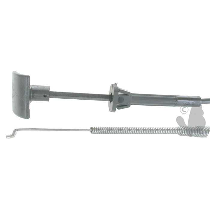 [746-0613A] Commande daccélération adaptable pour MTD - Longueur totale: 1257mm Course: 48mm. Remplace origine:, 6306759, 630-6759