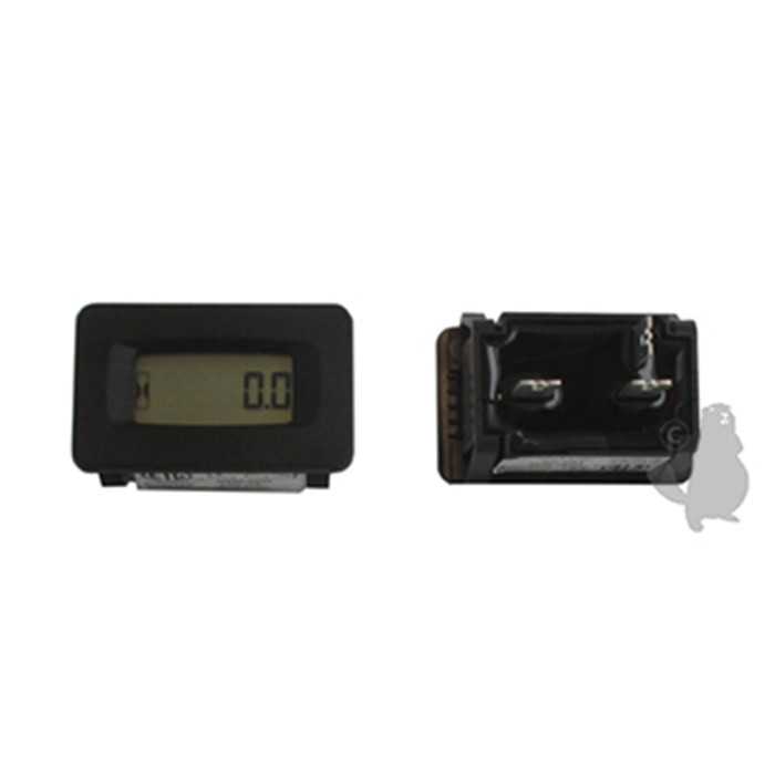 Compteur d’heures digital pour montage sur tableau de bord. Adaptable. Remplace origine AYP/ROPER 110940X 169642 177501 532169642 532177501 et BRIGGS et STRATTON 5081 et 5081D., 9202515, 920-2515, 169642, 532169642, 177501, 5321