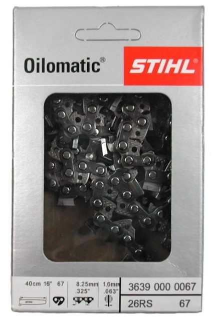 [3639-000-0067] Chaine Stihl super .325 67e 1.6mm, 3639-000-0067, 3639 000 0067, 36390000067