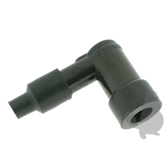 Capuchon de bougie dallumage adaptable moulé à  90 degrés., 2205704, 220-5704