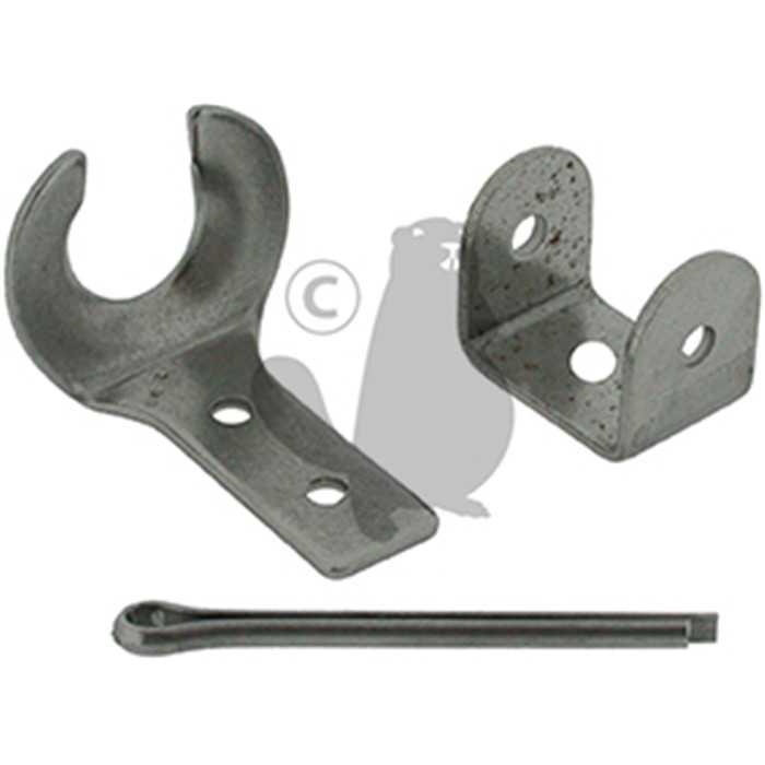 [691-1402] Arrêt dattache adaptable en métal sutilise nos références: 6911398 6911399 6911400 6911403, 6911402, 691-1402