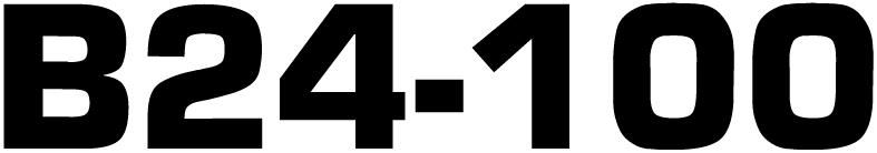 autocollant, B24-100, JB-DECAL - B24-100