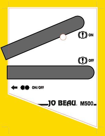 autocollant, JB-DECAL-M500-brake, M500267