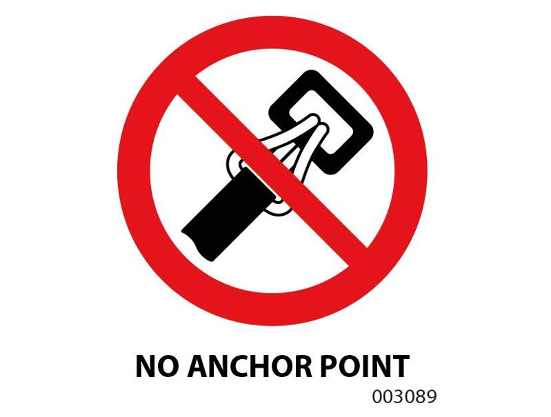 [003089] autocollant, B24-100, JB-DECAL- safety-No Anchor point