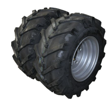 Roues jumelées Jo Beau OPT B24-100-1, OPT B24-100-1