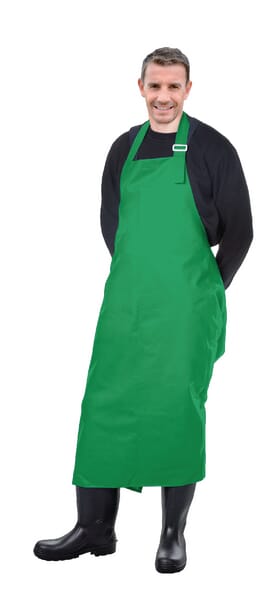 Tablier de trayeur vert