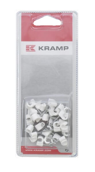 Fixation murale pour câble 5-7mm (25x)