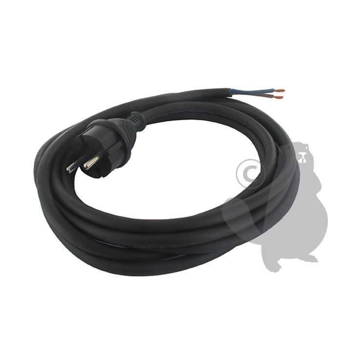 Cordon électrique caoutchouc 2X1mm2 L: 4 00m COR304, 2405970, 240-5970